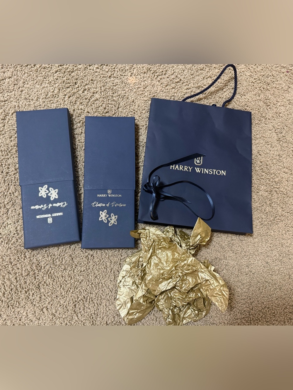 Authentic Harry Winston Gift Box Set